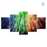 Tableau décoratif Arbre de Vie aux couleurs éclatantes