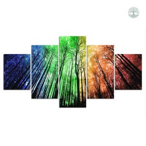 Tableau décoratif Arbre de Vie aux couleurs éclatantes