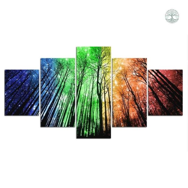 Tableau décoratif Arbre de Vie aux couleurs éclatantes