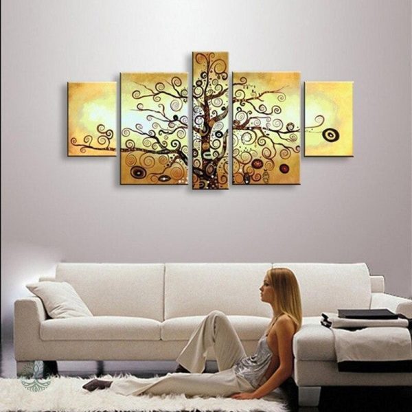 Art mural Arbre de Vie, tableau décoratif coloré