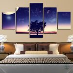 Tableau Arbre de Vie en teintes d'aube