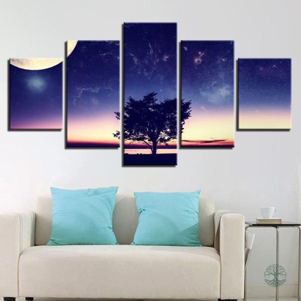 Art mural Arbre de Vie, couleur douce et apaisante