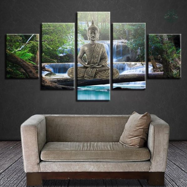 Art mural Arbre de Vie inspiré par la philosophie bouddhiste