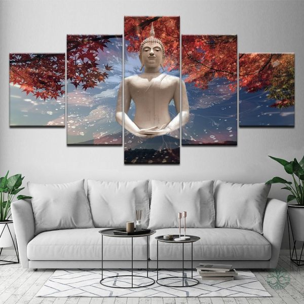 Tableau arbre de vie Bouddha zen décoratif