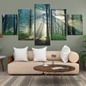 Tableau Arbre de Vie en style forêt
