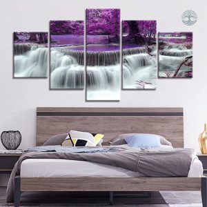 Art mural Arbre de Vie avec motifs aquatiques et naturels