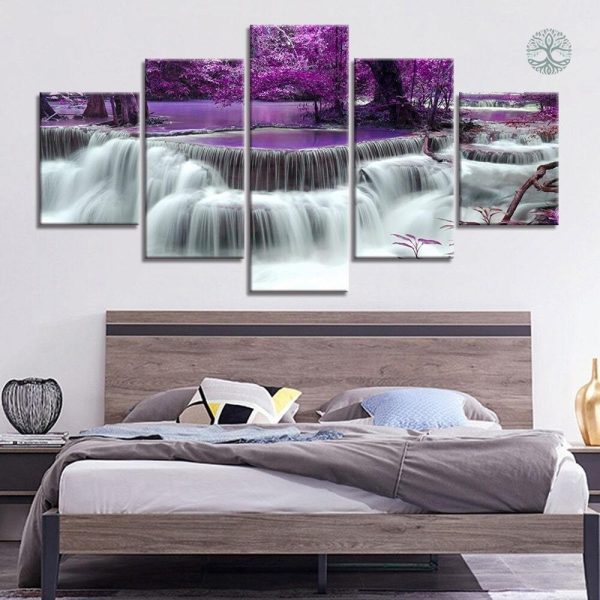 Art mural Arbre de Vie avec motifs aquatiques et naturels