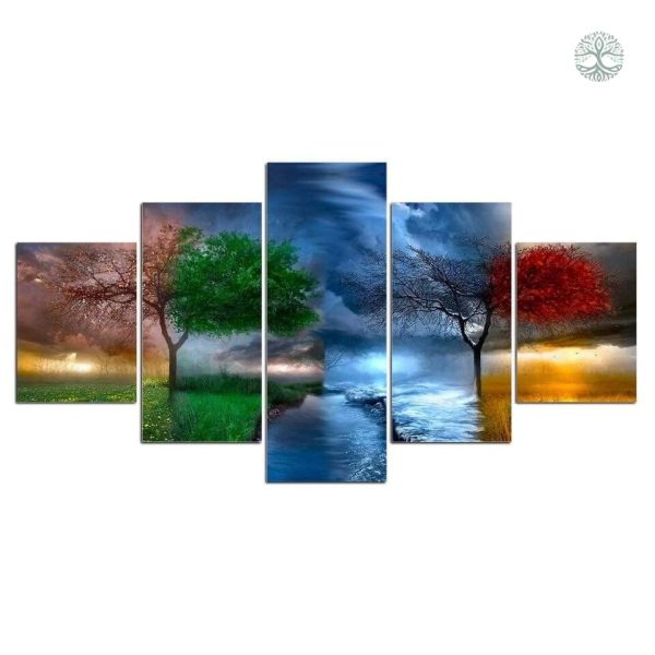 Art mural Arbre de Vie, représentant la transformation et l'évolution