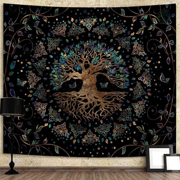 Tenture Mandala Arbre de Vie décorative