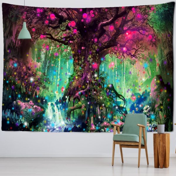 Tenture Arbre de Vie Coloré