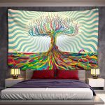 Tenture Arbre de Vie multicolore décorative