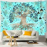 Tenture Arbre de Vie pour décoration de salon