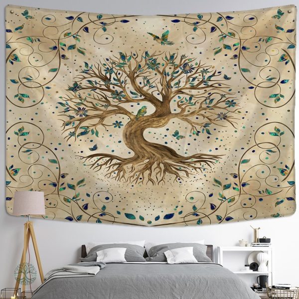 Tenture Arbre de Vie Ethnique en décoration murale