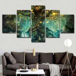 Tableau Arbre de Vie Mystique en décoration murale