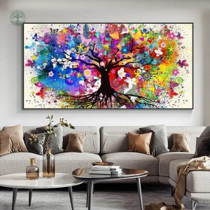 Toile Arbre de Vie Design pour décoration intérieure