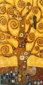 Reproduction artistique de l'Arbre de Vie de Gustav Klimt